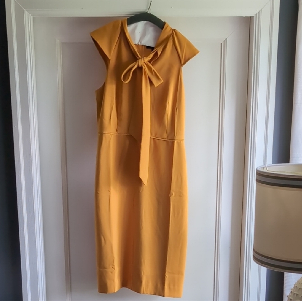 J. Crew Mustard Dress